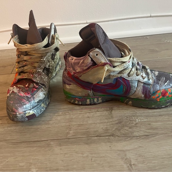 Refab’d one of a kind Nike Women’s Dunk High 1985 size 10 - Picture 12 of 13